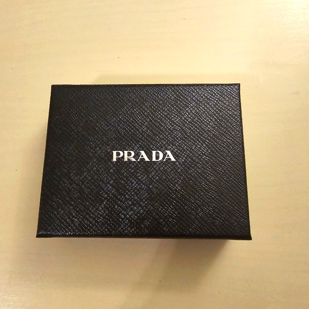 Prada empty wallet box size 5"x4.5"